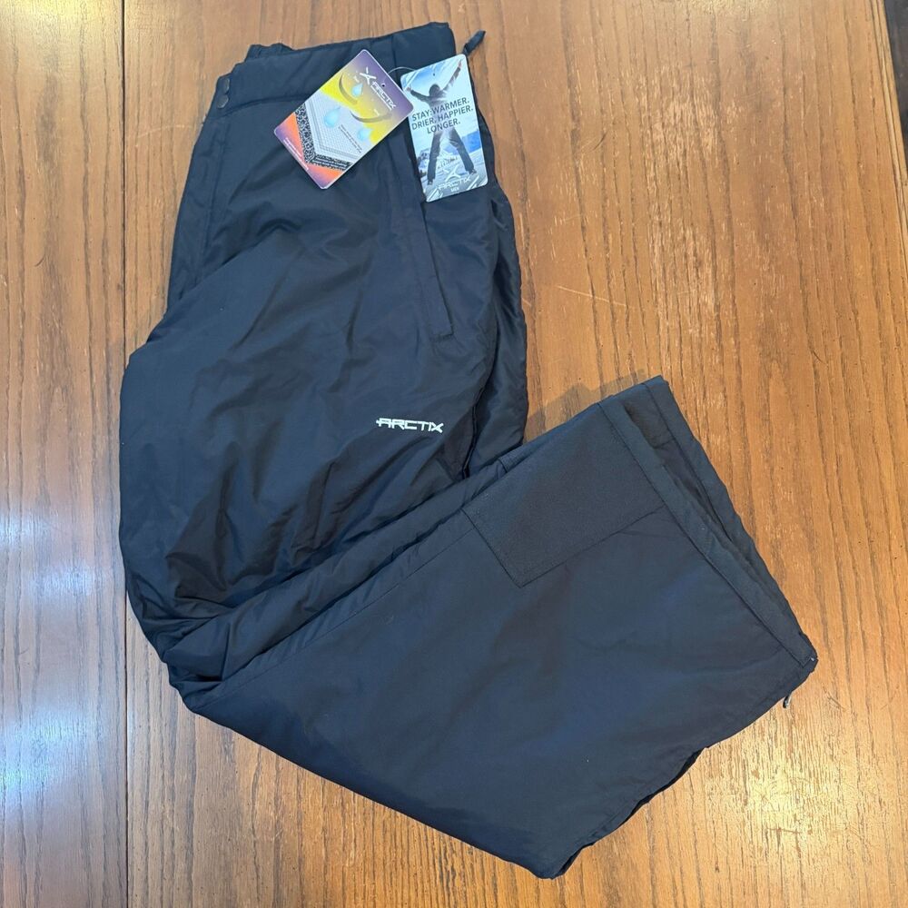 Arctix Mens 2XL Black Insulated Ski Snow Pants 1750X NWT Snowboard Winter